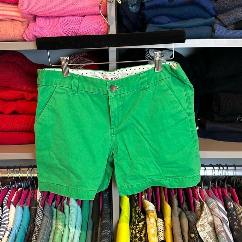Merona green 5” shorts size 2